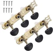 Vaguelly Guitar Pegs Fully Enclosed Folk Tuning Guitar Tuning Practical Set of 2