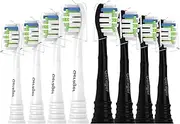 GERAGER Replacement Heads Compatible with Philips Sonicare Toothbrush 4100 5100 6100 1100 2100 3100, 8 Pack