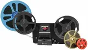 Original Supplier-Wolverine - Supports up to 9-inch 8mm & Super 8 Reels to Digital MovieMaker Pro Film Digitizer, Film Scanner, 8mm Film Scanner, Black (MM100PRO)