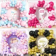 Pink Purple Butterfly Balloon Arch Decoration Set For Wedding Party Birthday Party And Christening Decoration