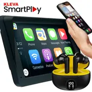 7" HD Touch Portable Kleva SmartPlay - Apple CarPlay Android Auto Wire