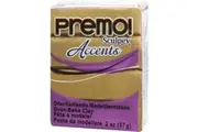Sculpey Premo Oven-Bake Modelling Clay 57g Antique Gold