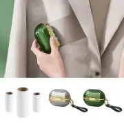 Non-slip Texture Lint Cleaner Double Sided Lint Roller with Hand Strap Travel
