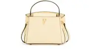 VALEXTRA Brera Micro $2580 Pergamena Leather Crossbody Bag New/Authentic