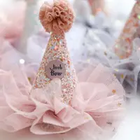 在飛比找ETMall東森購物網優惠-皇冠周歲生日帽女孩公主兒童發飾