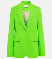 [Christopher Kane] Christopher Kane Chroma wool blazer AU 14 green
