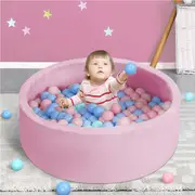 Bopeep Kids Balls Pit Baby Ocean Play Foam Pool Barrier Toy Padding Child Pink