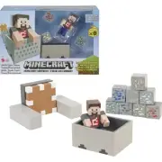 MINECRAFT MAYHEM BUILD AND CREATE PLAYSET WITH STEVE FIGURE NEW TOY