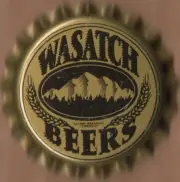 USA Plastic Lined Beer Crown Bottle Cap: Wasatch Brewing