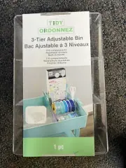 3 Tier Adjustable Organize Bin Brand New Fast Shipping! Tidy Ordonezz ⚡️⚡️