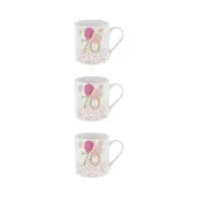 3PK Gibson Gifts Rush Birthday Ladies 70th Mug R 250ml Drinking Cup w/ Handle