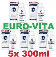 5 x 300 ml LACALUT FLORA _ Mouthwash ___ Helps with bad breath ___ FREE SHIPPING