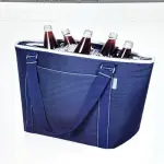 NEW Navy Blue Soft Cooler Tote Bag 21x13x8.7 24 Can Capacity from Picnic Time
