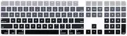 Silicone Keyboard Cover for Apple Magic Keyboard with Touch ID - Model A2520 | 2022 Mac Studio & 2021 iMac 24" M1 Chip | Anti-Dust (Black)