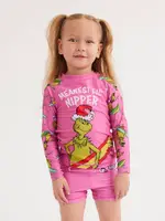 Toddler Girls Grinch Rash Vest