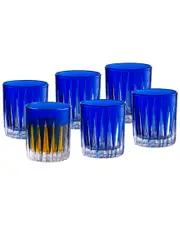 Barski Set of 6 Colored Shot Glasses