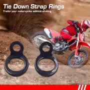 Tie Down Strap Rings Tie-Down Anchors Hooks for Dirt Bike ATV Truck Trailer
