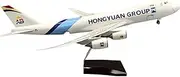 Pre-Built Model Aircraft 47CM Scale Airplane Model 1/160 for Belgian Cargo 747-8F Freight Transport Airplane Plane Replica Miniature Airplane Model