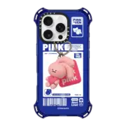 iPhone 16 Pro Bounce Case MagSafe Compatible PINK KEYCHAIN