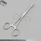 Body Piercing Non Slotted Pennington Clamp Forcep Tongue Belly Septum Lip