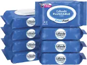 Cottonelle FreshFeel Flushable Wet Wipes for Adults 8 FlipTop Packs 42 Wipes per