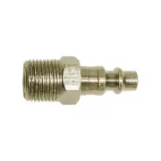 Industrial Steel Coupler Plug 1/4 Inch x 3/8 Inch Male NPT - CPH461