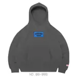 【PARAGRAPH】S8 NO.06 BLUE BOX LOGO HOODIE 重磅 帽T (碳灰色) 化學原宿