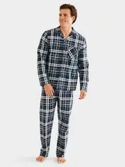 Mens Flannel Pj Set