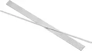 uxcell 6 Pcs Square Steel Key Stock, 1/8" x 1/8" x 12" Cold-Drawn 45# Steel Bars Precision Key Stock for Gearbox Coupling, Silver Tone