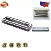 Bluesmaster MR-250 Harmonica - Professional Key C, 10-Hole Diatonic Design