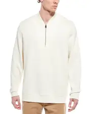 Billy Reid Pique 1/2-Zip Pullover