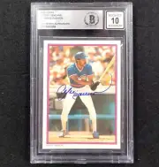 Andre Dawson signed 1988 Topps Glossy Send-Ins #1 card Beckett BGS BAS 10 auto