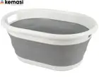 KEMASI Collapsible Portable Laundry Basket Caravan Foldable Storage Baby Bath Tu
