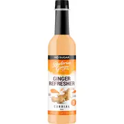 Buderim Ginger Ginger Refresher No Sugar Cordial 750ml