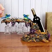 Wine Rack Home Red Holder Wine Glass Rack Bar S,Resin Creative Living Room Restaurant Wine Cabinet Decoration Home Practical Elegant Interesting KeYJ