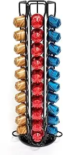 [Posuu] Coffee Pod Holder Stand Dispenser Rack Storage Capsule For Nespresso 60 Pods (Black)