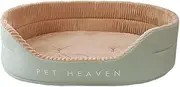 Dog Bed Big Size Extra Large Dog Bed House Sofa Kennel Soft Fleece Pet Dog Cat Warm Bed S-XL Dog Crate mat(Green,Medium)