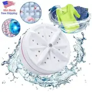 Ultrasonic Washing Machine Travel Portable with USB Mini Turbo Washing Machine