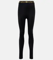 [Versace] Versace Greca leggings AU 16 black