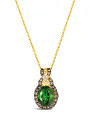 Le Vian Pistachio Diopside 14K 1.88 ct. tw. Diamond & Chrome Diopside Pendant