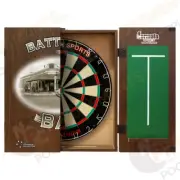 FORMULA Micro Band 3 Dart Board Set Microband + Battlers Bar Cabinet + Darts