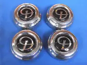 DAIMLER CHROME HUB CAPS SET FOR KENT ALLOYS DAIMLER XJ6 & XJ12 CAC9820COMD