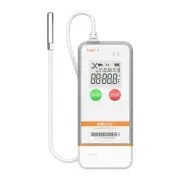 USB Digital Temperature Data Logger with External Probe Reusable Recorder wit...