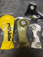 Malbon Golf Head cover set of 4 for DR FW UT Ping Sunflower mode NEW from Japan