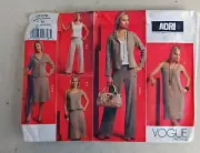 Vogue Patterns ADRI American Designer, Jacket Top Skirt Pants, V2976, FF (8521)