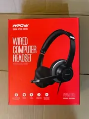 Mpow HC6 USB Headset w Microphone, Comfort-fit, On-Ear 3.5 mm Jack Call Center
