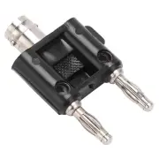 BNC Female To Banana Plug Connector Adapter Oscilloscope Testing Accessory