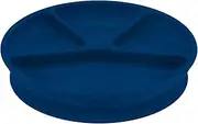 green sprouts Learning Plate-Navy, Navy,