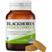 Blackmores Mega b Complex Energy Support Vitamin b12 Tablets 75 Pack