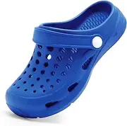 [Cubufly] Kid Garden Clogs Boys Girls Slip on Water Shoes Slide Sandals